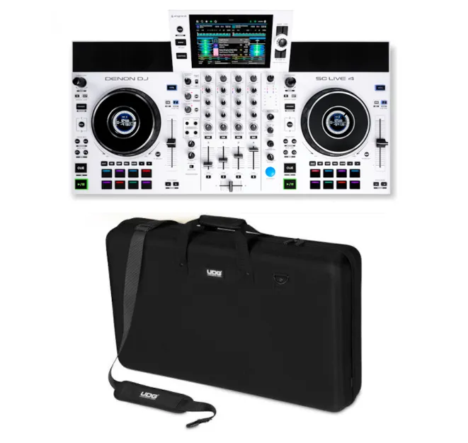 Denon DJ SC LIVE 4 WHITE Limited Edition + UDG Creator Hardcase Denon DJ SC LIVE 4
