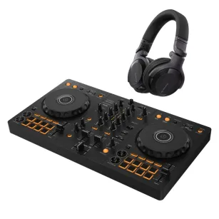 Pioneer DJ DDJ-FLX4 + Pioneer HDJ-CUE1 Bluetooth Black
