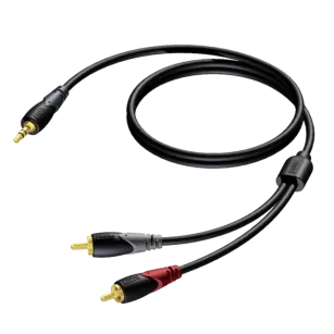 ProCab CLA711 (Mini jack 3,5 mm stereo - 2x RCA M) 5m