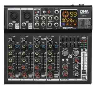 DNA QFX6 mikser Bluetooth USB MP3 DSP