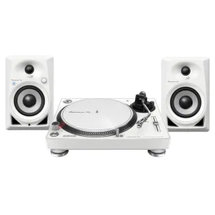 Pioneer DJ PLX-500-W + Pioneer DM-40D-BT-W