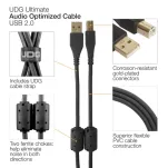 UDG Ultimate Audio Cable USB 2.0 A-B Black Straight 1m - 5