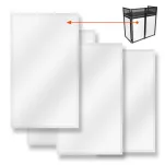 Stand4Me DJ Screen XL BK/WH Black & White - 6