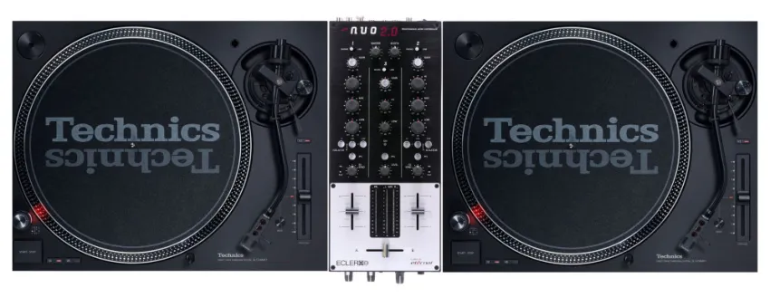 Technics SL-1210 MK7 Black SET + Ecler NUO 2.0