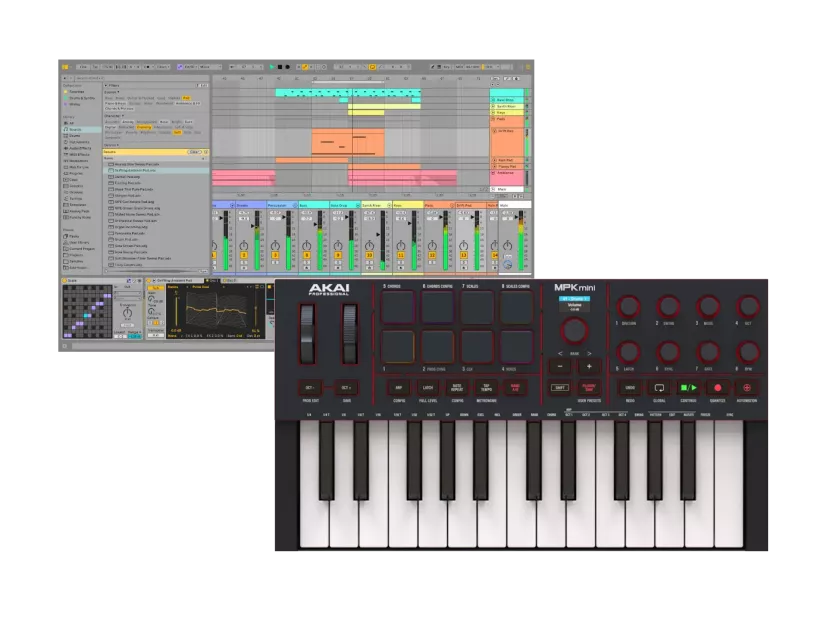 Ableton Live 12 Suite & AKAI MPK MINI IV Black