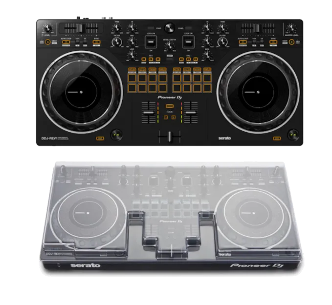 Pioneer DJ DDJ-REV1 + Decksaver Pioneer DDJ-REV1