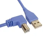 UDG Ultimate Audio Cable USB 2.0 A-B Blue Angled 1m - 2