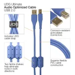 UDG Ultimate Audio Cable USB 2.0 A-B Blue Angled 1m - 4
